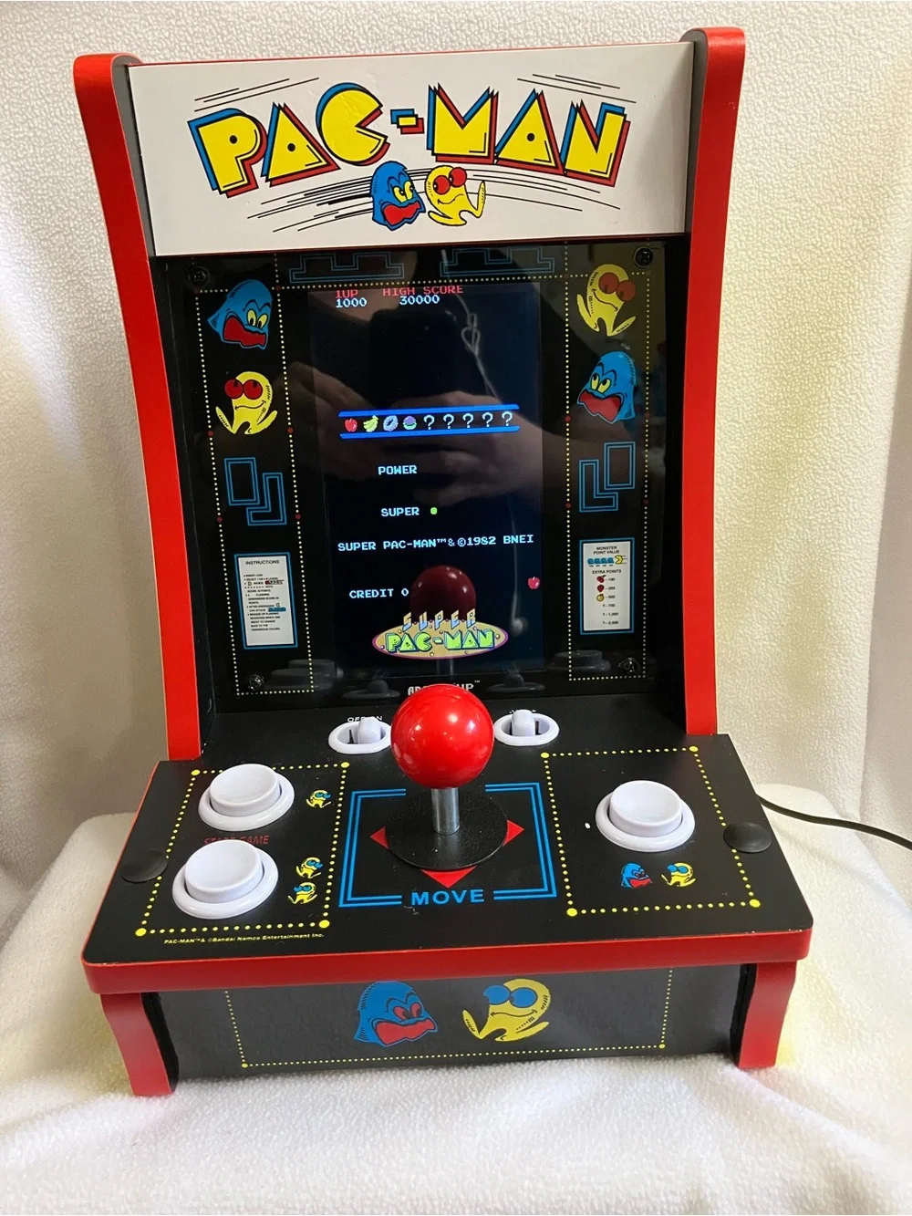 Arcade 1 Up Pac-Man Mini Cabinet for Table or Counter Top. Excellent condition